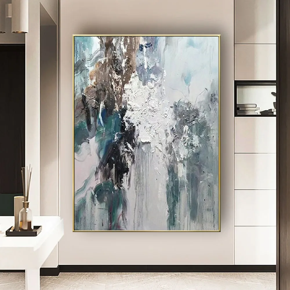 Handmade Gray Thick Oil Texture Abstract Oil Paintings Modern Living Room Wall Decor Canvas Art Pciture Modern Interior Artwork 
Handmade Gray Thick Oil Texture Abstract Oil Paintings Modern Living Room Wall Decor Canvas Art Pciture Modern Interior Artwork