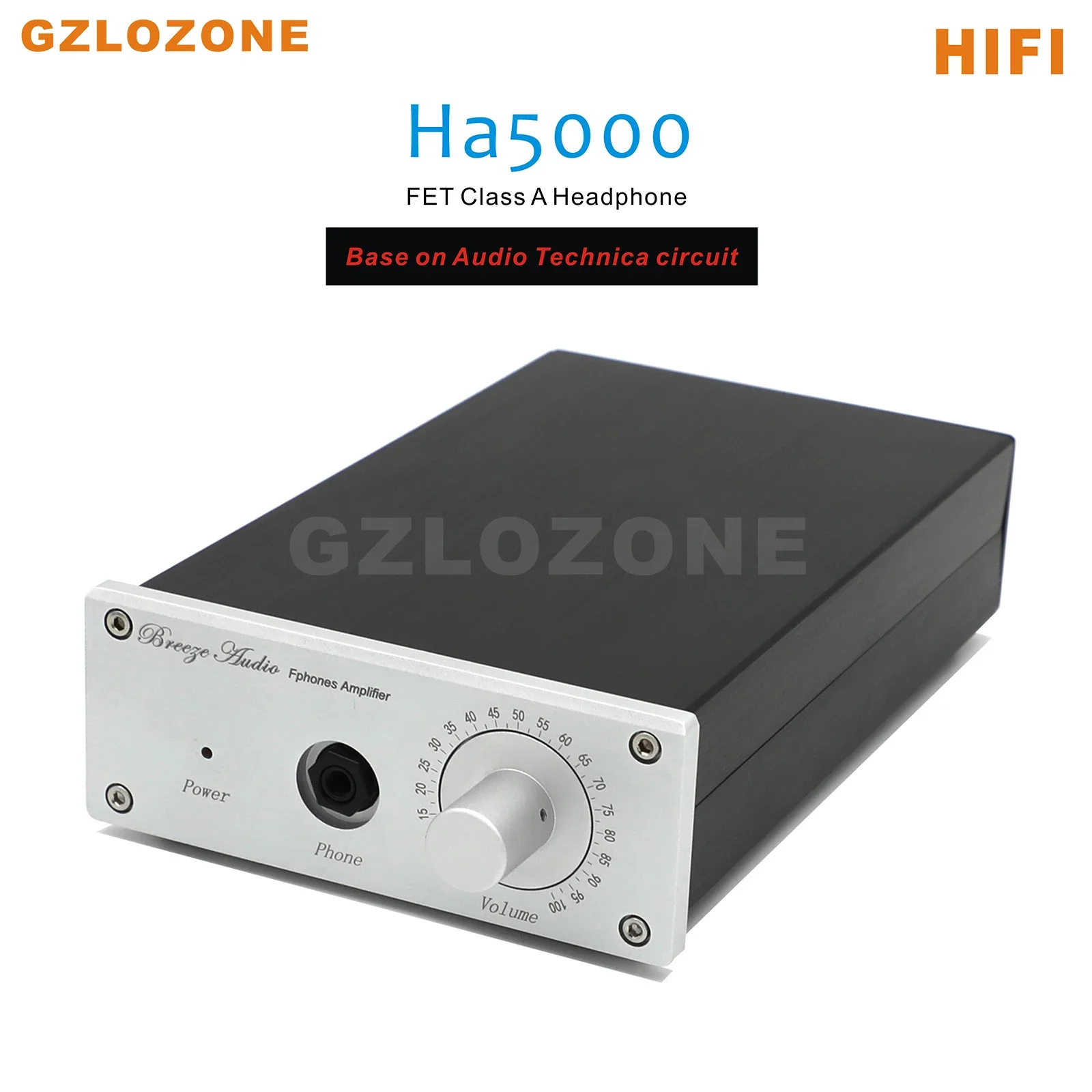 

HA5K FET Pure Class A Headphone Amplifier Base On Audio Tec-hnica HA5000 Amp Circuit