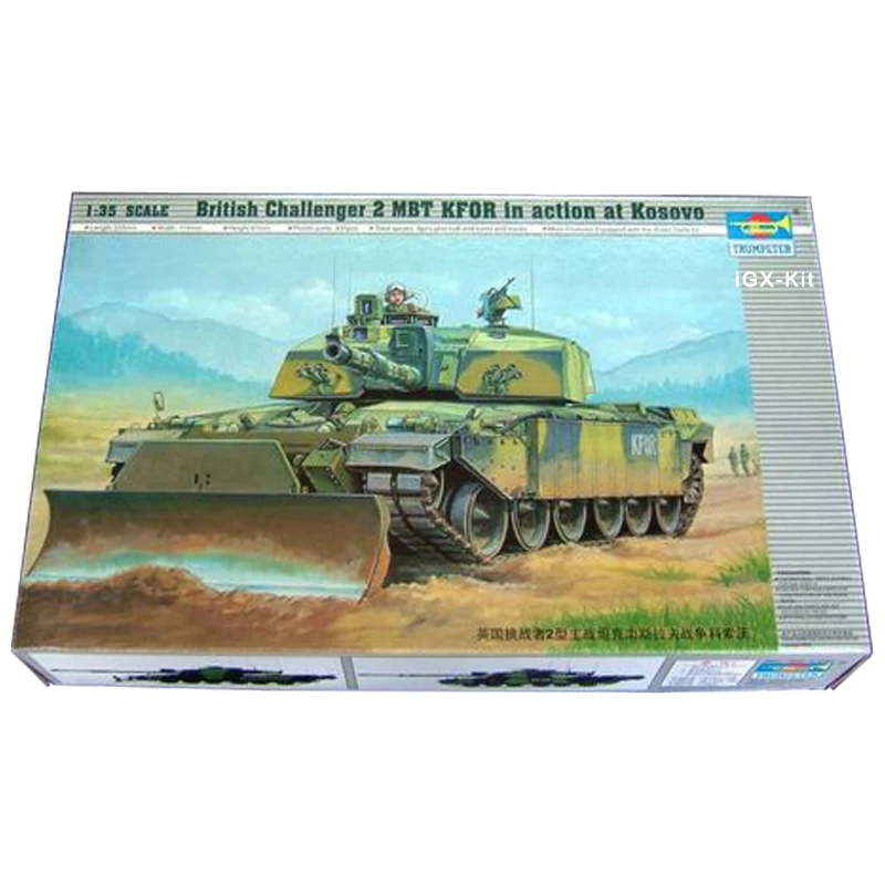 Trumpeter 00345 1/35 British Challenger II Main Battle Tank KFOR Display Child Military Toy Plastic Assembly Building Model Kit
Trumpeter 00345 1/35 British Challenger II Main Battle Tank KFOR Display Child Military Toy Plastic Assembly Building Model Kit
