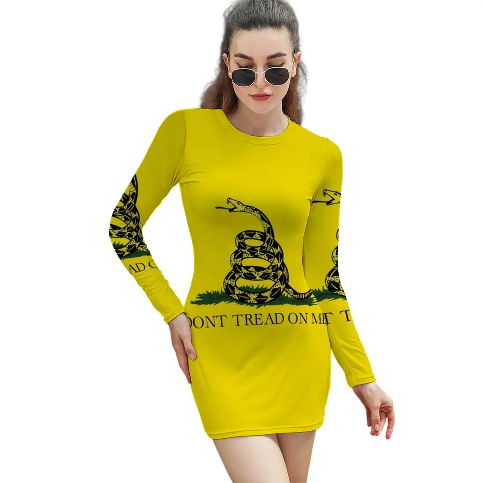 Gadsden Flag Long-Sleeved Sheath Dress birthday dresses for women dress for women 2024 elegant chic women dresses promotion
Gadsden Flag Long-Sleeved Sheath Dress birthday dresses for women dress for women 2024 elegant chic women dresses promotion