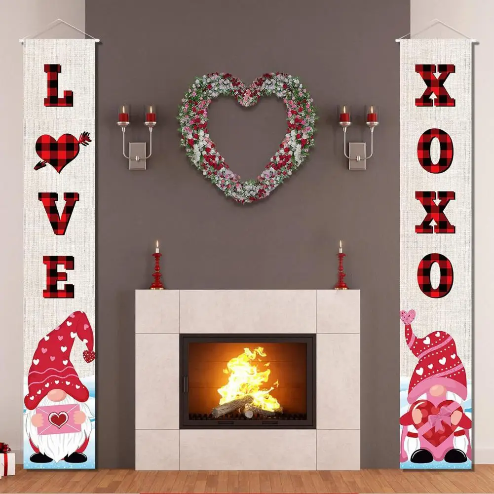 Wedding Porch Couplets Valentine's Day Couple Love Faceless Gnome Reusable Porch Sign Hanging Party Supplies Valentine Day
Wedding Porch Couplets Valentine's Day Couple Love Faceless Gnome Reusable Porch Sign Hanging Party Supplies Valentine Day