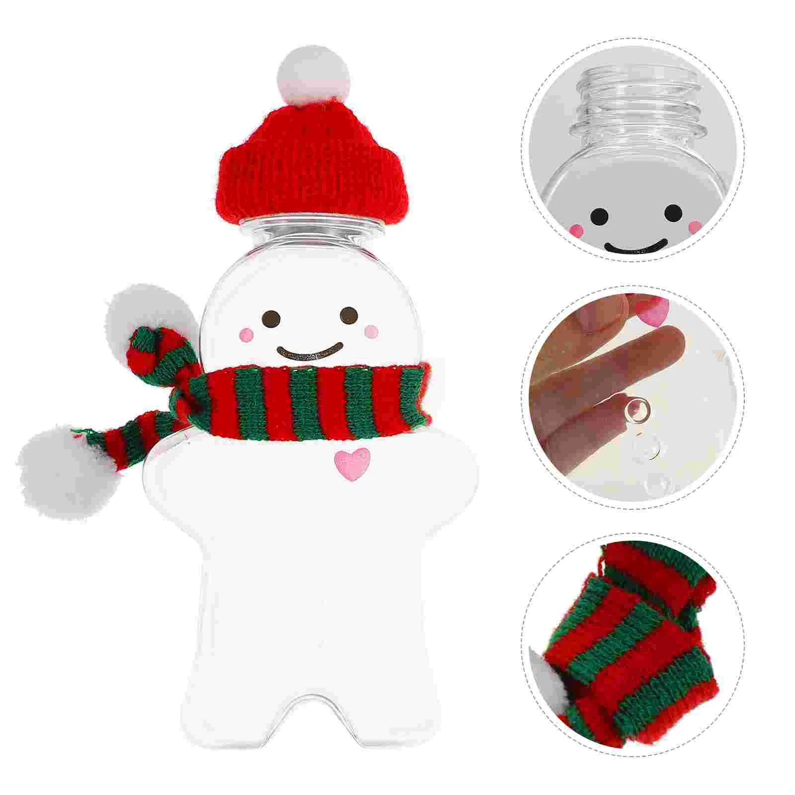Christmas Gingerbread Man Bottles Plastic Empty Juice Bottles With Hat And Scarf Milk Tea Water Bottle Drinking Cup
Christmas Gingerbread Man Bottles Plastic Empty Juice Bottles With Hat And Scarf Milk Tea Water Bottle Drinking Cup