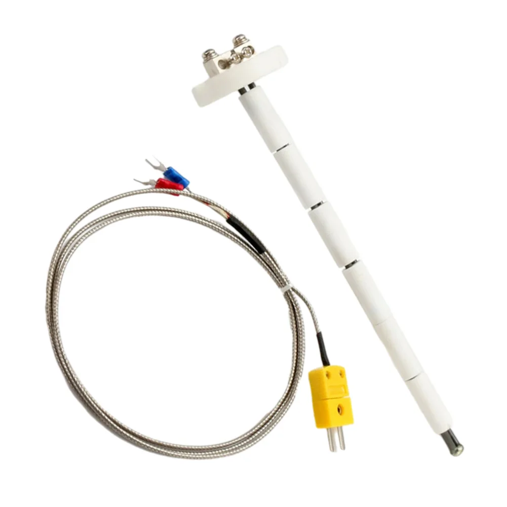 

New Thermocouple Digital Thermometer Measured Temperature Outer Shield: Metal Shield Terminal Board Diameter Total Length