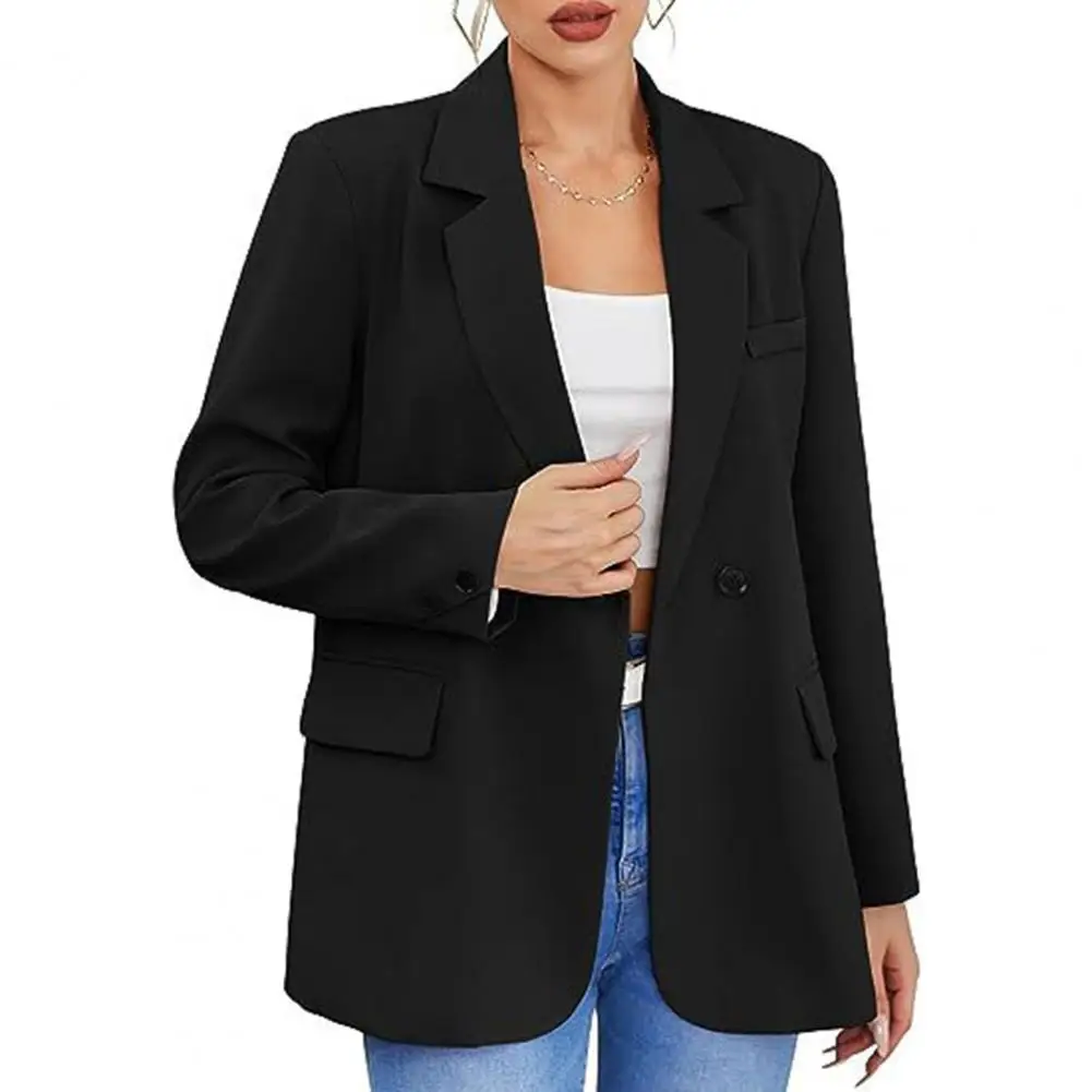 Women Jacket Stylish Women's Slim Fit Notch Collar Cardigan Elegant Office Jacket for Fall Spring for Business ropa de mujer
Women Jacket Stylish Women's Slim Fit Notch Collar Cardigan Elegant Office Jacket for Fall Spring for Business ropa de mujer