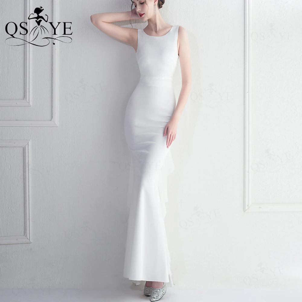 Белое длинное свадебное платье с юбкой-годе, бусинами, на бретельках, стрейчевое атласное свадебное платье с вырезом и открытой спиной
Белое длинное свадебное платье с юбкой-годе, бусинами, на бретельках, стрейчевое атласное свадебное платье с вырезом и открытой спиной