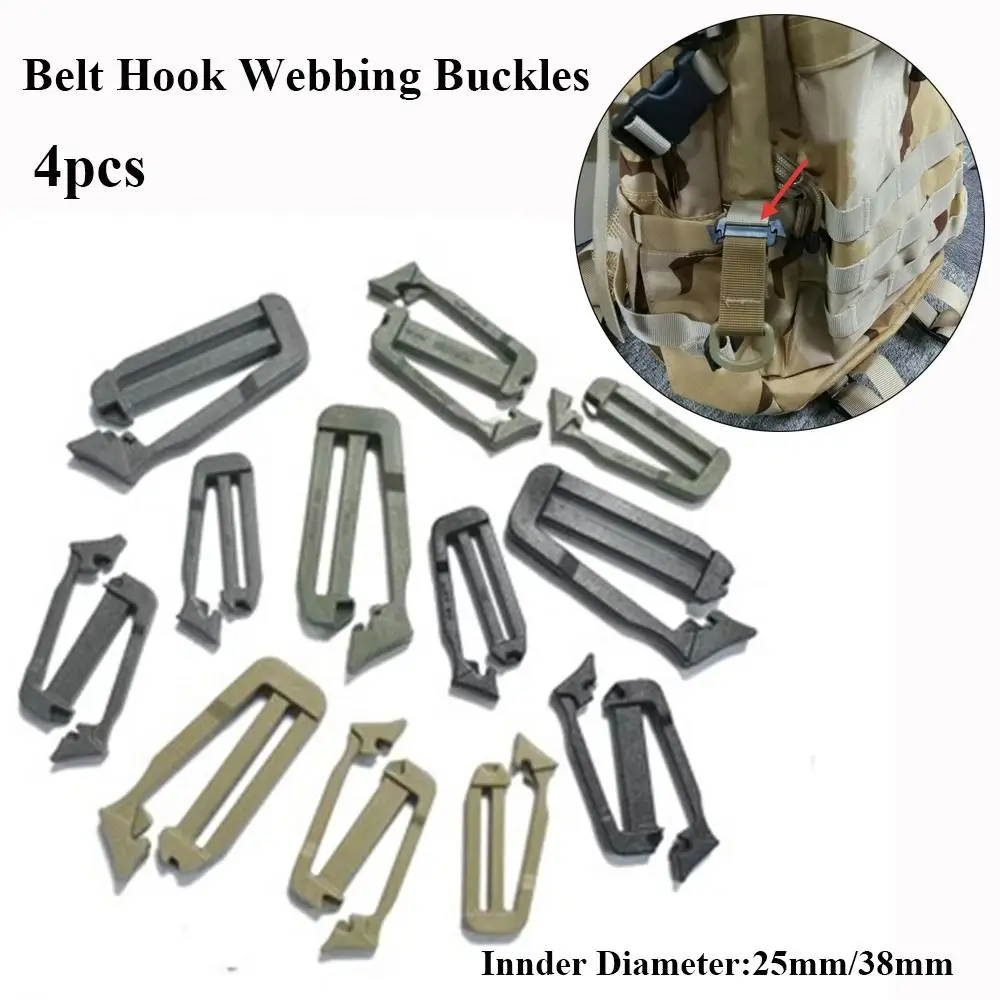 4pcs 25mm/38mm Belt Hooks High Quality Survival Accessories Plastic Camping Equipment Belt Clips Outdoor Tool
4pcs 25mm/38mm Belt Hooks High Quality Survival Accessories Plastic Camping Equipment Belt Clips Outdoor Tool