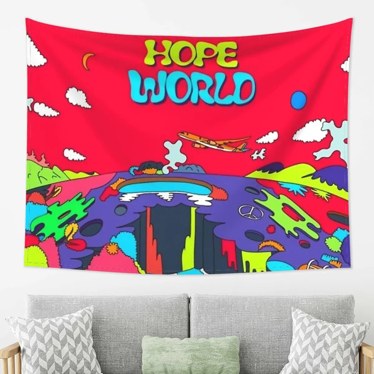 Гобелен Hope World, украшение, декоративные эстетические гобелены для гостиной, спальни, Декор для дома, хиппи, настенная ткань, Настенная подвеска 
Гобелен Hope World, украшение, декоративные эстетические гобелены для гостиной, спальни, Декор для дома, хиппи, настенная ткань, Настенная подвеска