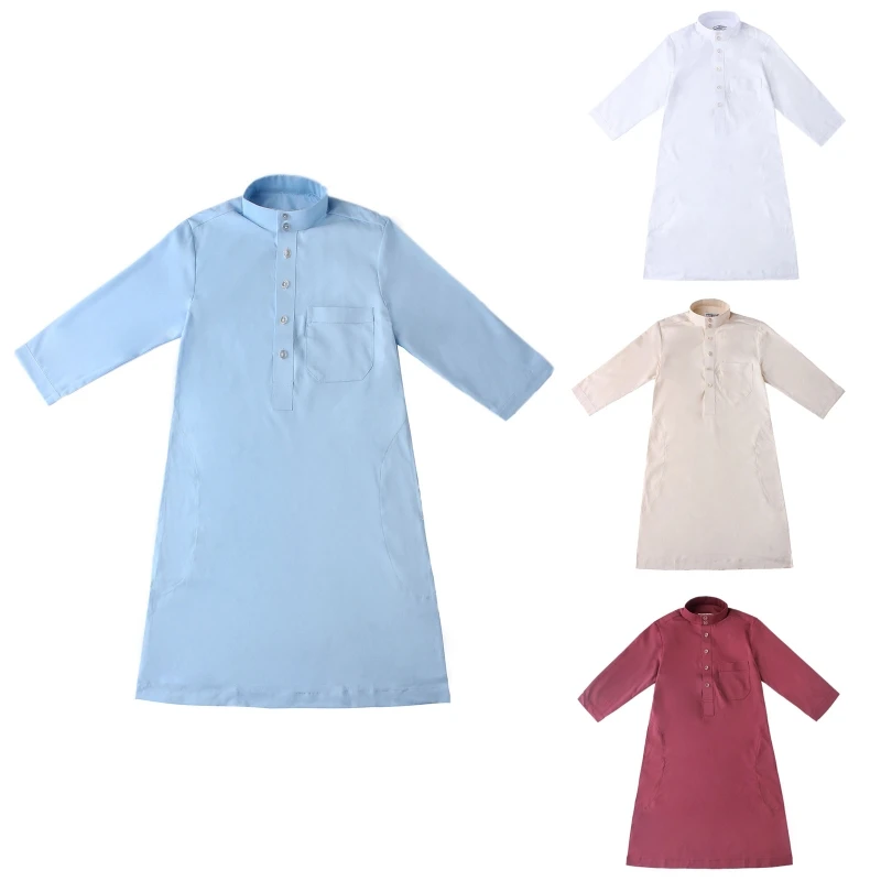 Muslim Robes Teenagers Muslim Clothing Middle East Abaya Jubba Thobe Boys Kaftan
Muslim Robes Teenagers Muslim Clothing Middle East Abaya Jubba Thobe Boys Kaftan