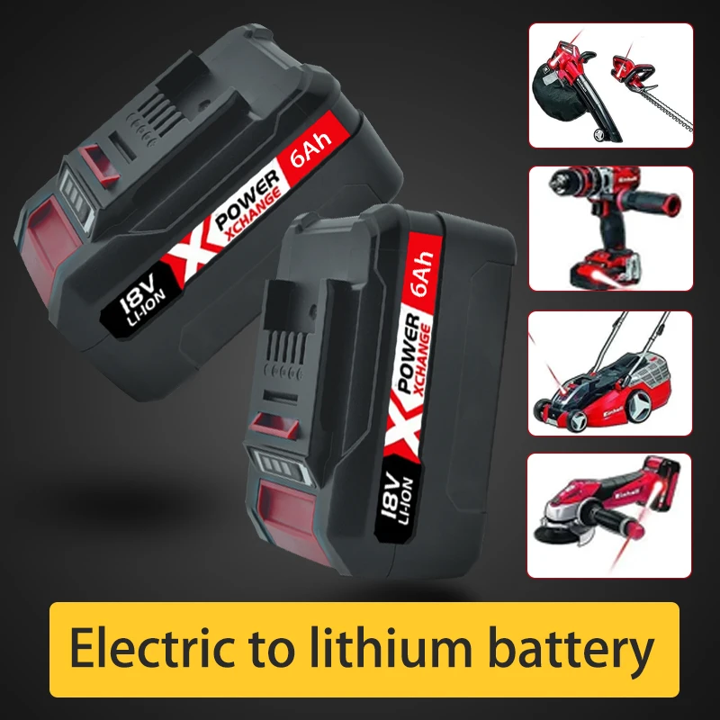 

Wireless power tool X-Change 18V rechargeable lithium-ion battery pack, 5Ah, 6AH suitable for Einhell, suitable for 4511481