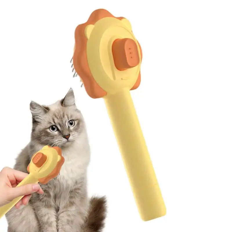 

Self Cleaning Dog And Cat Hair Brush Slicker Brushes For Cats Shedding Dog Grooming Brush With Cat Hair Comb One-Click Cleaning