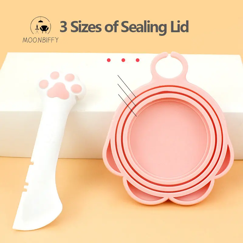 Pet Multifunctional Can Opener Spoon Wet Food Mixing Spoon Silicone Cat Can Sealing Cover Food Storage Dog Accessory
Pet Multifunctional Can Opener Spoon Wet Food Mixing Spoon Silicone Cat Can Sealing Cover Food Storage Dog Accessory