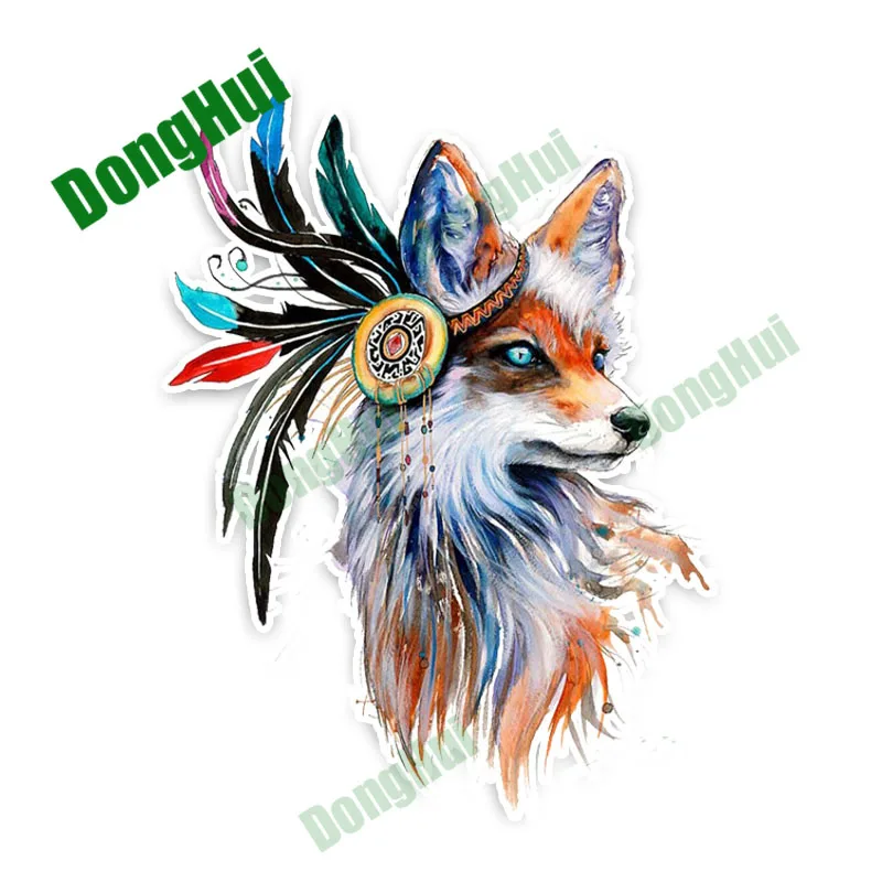 Colorful Fox Headband Feather Car Window Stickers, Fox Fairy Rear Windshield Helmet Tablet Camper Van Skateboard Decals
Colorful Fox Headband Feather Car Window Stickers, Fox Fairy Rear Windshield Helmet Tablet Camper Van Skateboard Decals