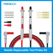 YEKMLCO Multimeter Test Leads Kit with Replaceable Needles For Digital Multimeter Sharp Needle Test Probe Needle Wire Pen Tip
YEKMLCO Multimeter Test Leads Kit with Replaceable Needles For Digital Multimeter Sharp Needle Test Probe Needle Wire Pen Tip