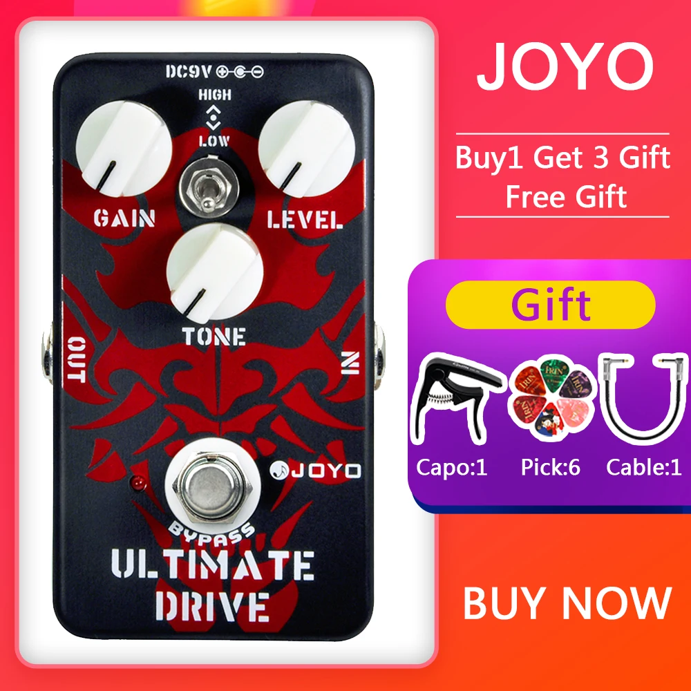 JOYO JF-02 педаль для создания гитарных эффектов, потрясающая педаль для работы от избыточного привода, электрическая педаль для искажения и перегрузки, истинное отключение
JOYO JF-02 педаль для создания гитарных эффектов, потрясающая педаль для работы от избыточного привода, электрическая педаль для искажения и перегрузки, истинное отключение
