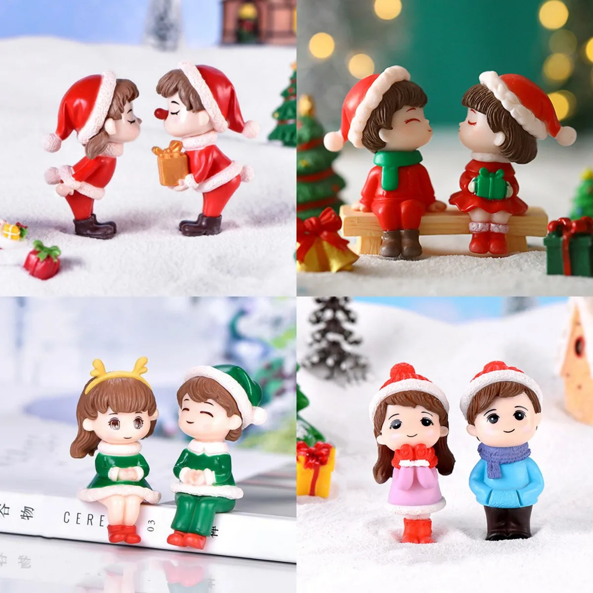 2 шт. Мини Рождественская любовь пара с рождественской шапкой дизайнерское украшение домашний декор Подарочная фигурка кукла «сделай сам» садовый бонсай Декор полимерное ремесло
2 шт. Мини Рождественская любовь пара с рождественской шапкой дизайнерское украшение домашний декор Подарочная фигурка кукла «сделай сам» садовый бонсай Декор полимерное ремесло