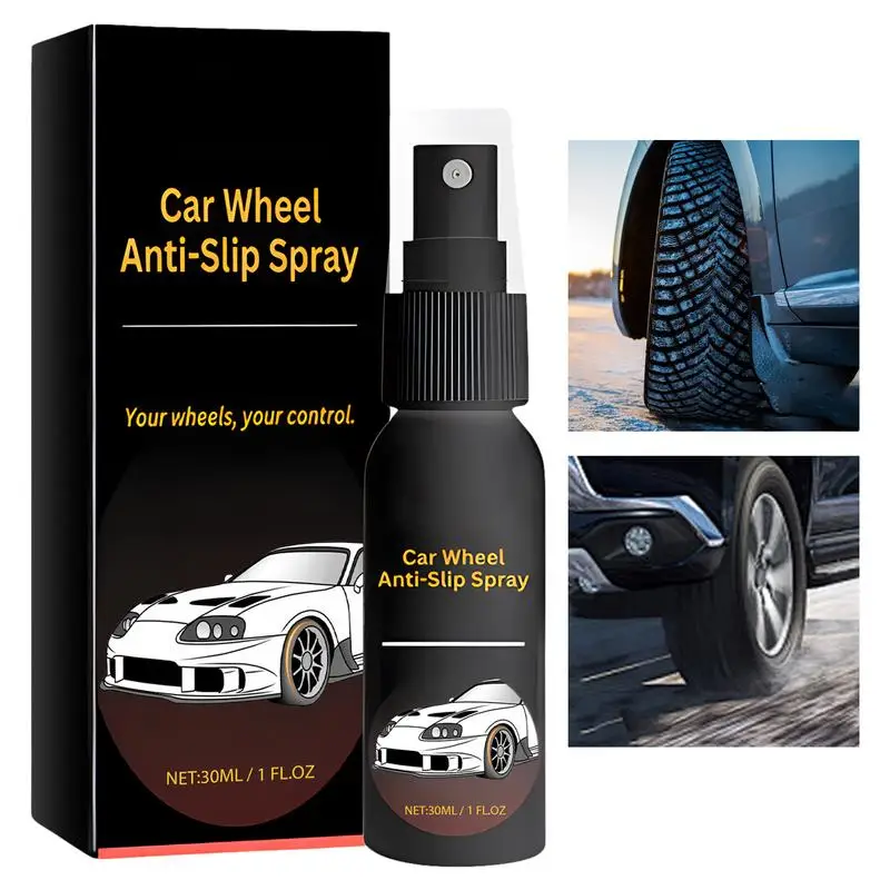 

Car Wheel Anti-Slip Spray 30ml Stain Remover Anti-Skid Spray Car Wheel Detergent Care And Maintenance Agent Cleaning