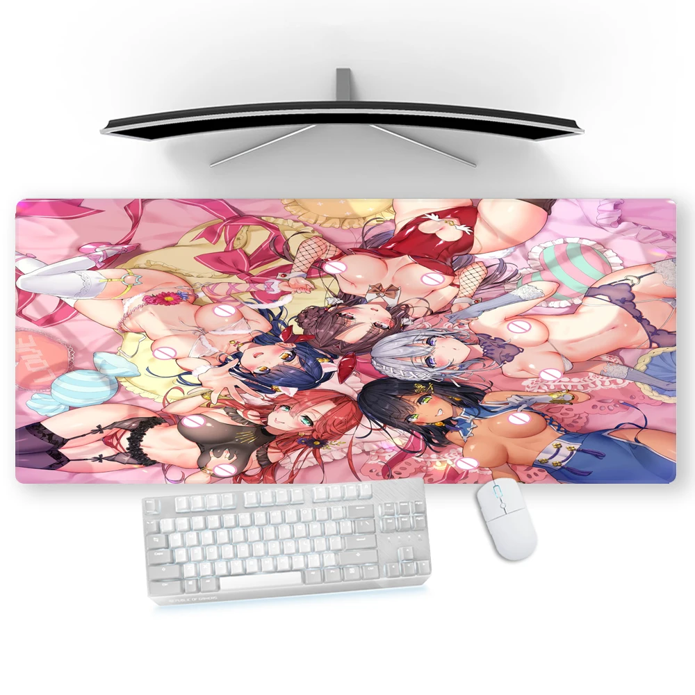 

Mouse Pad with Tits Keyboard Pad Naked Woman Boobs Anime Rug Breast Desk Mat Chest Adult Pad Erotic Carpet Artwork Mousepad Big