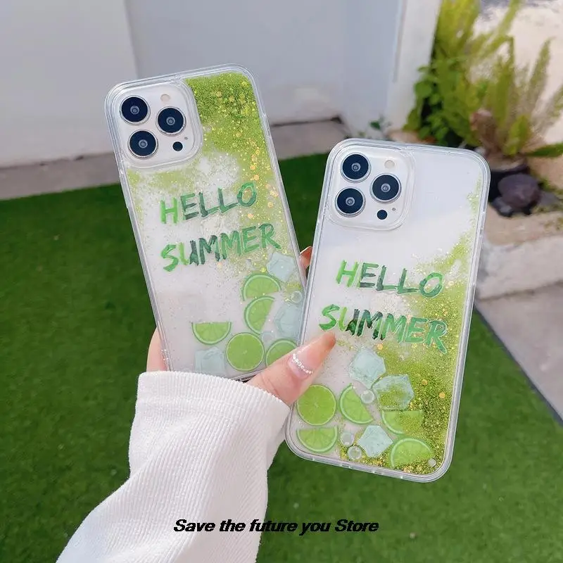 Fashion Quicksand Creative Cute lemon Glitter Phone Cover For iPhone 11 12 13 14 15 Pro XS Max X XR 8 7 15 Plus bumper Case
Fashion Quicksand Creative Cute lemon Glitter Phone Cover For iPhone 11 12 13 14 15 Pro XS Max X XR 8 7 15 Plus bumper Case