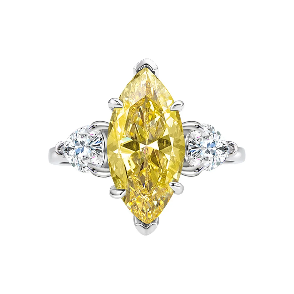 Винтажное обручальное кольцо из серебра 925 пробы с муассанитом и Цитрином
Винтажное обручальное кольцо из серебра 925 пробы с муассанитом и Цитрином