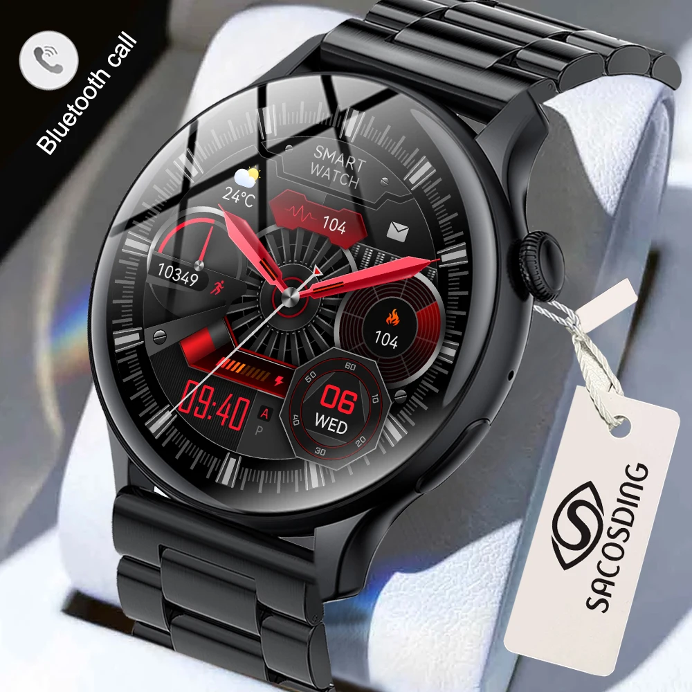 SACOSDING Watch Men AMOLED Display watch Women Call Clock IP68 Waterproof Sports Watches Men Monitor
SACOSDING Watch Men AMOLED Display watch Women Call Clock IP68 Waterproof Sports Watches Men Monitor