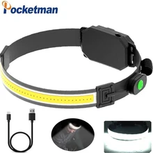 Powerful COB+LED Headlight USB Charging Waterproof Torch 120° Long Range Light Tail Red Light Switch Outdoor Camping Fishing
Powerful COB+LED Headlight USB Charging Waterproof Torch 120° Long Range Light Tail Red Light Switch Outdoor Camping Fishing