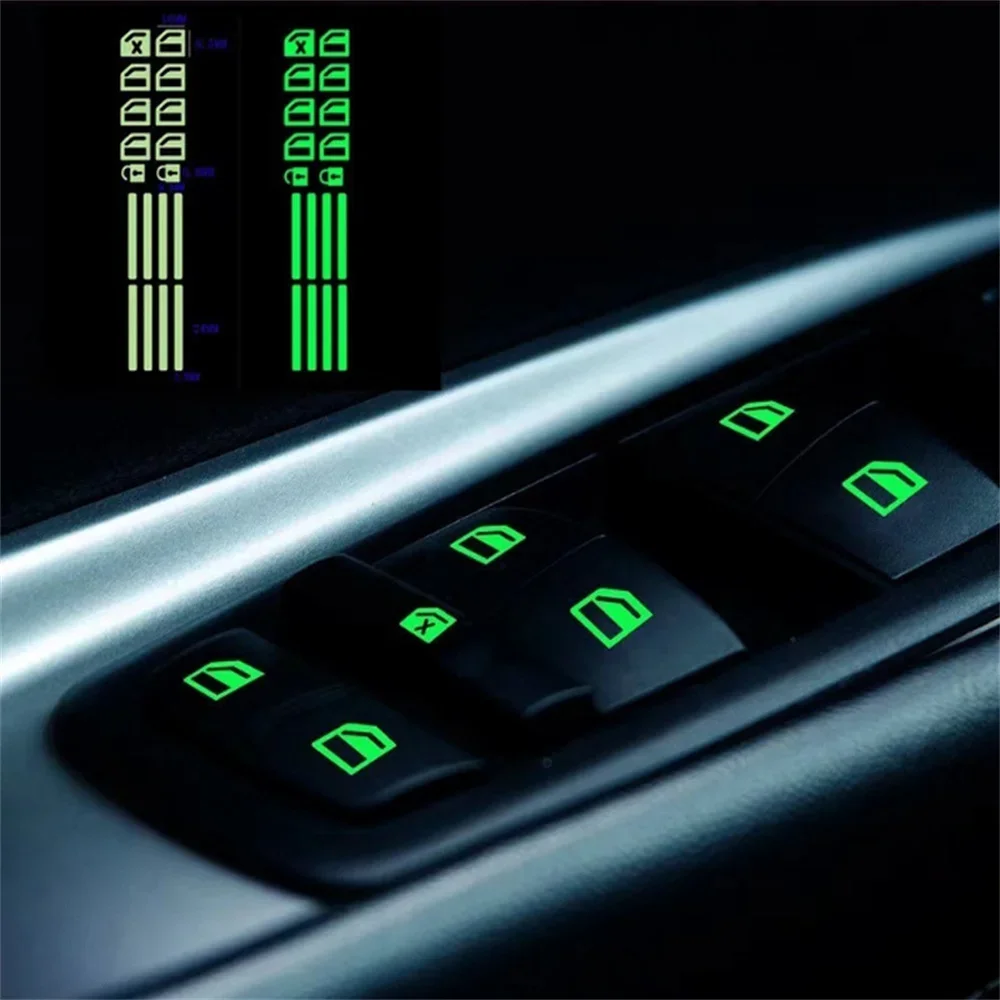 Car Fluorescent Luminous Button Sticker Door Window Lift Night Safety Switch Car Style Decal Switches Relay Decoration Decor
Car Fluorescent Luminous Button Sticker Door Window Lift Night Safety Switch Car Style Decal Switches Relay Decoration Decor