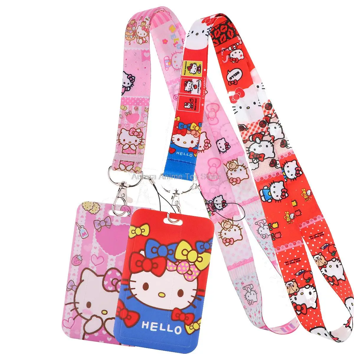 Anime Hello Kitty Cartoon Lanyard Keychain Cord ID Card Holder USB Badge Holder Phone Strap Necklace Lariat for Kids Gift
Anime Hello Kitty Cartoon Lanyard Keychain Cord ID Card Holder USB Badge Holder Phone Strap Necklace Lariat for Kids Gift