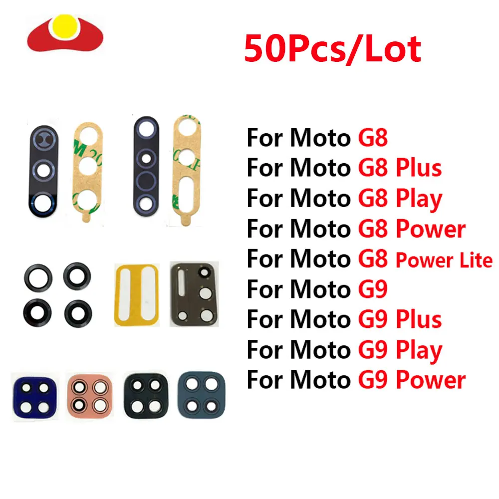

Стекло для объектива задней камеры Motorola Moto G8 G9 Plus G8 G9 Play G8 G9 Power Lite, 50 шт.