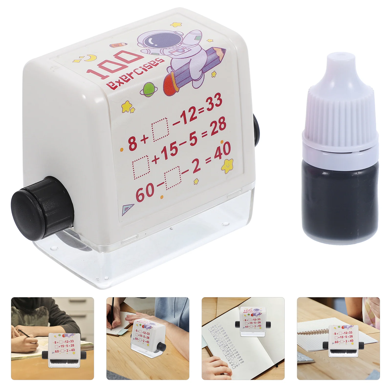1 Set of Rolling Math Stamp Students Math Roller Stamp Creative Math Teaching Roller Stamp
1 Set of Rolling Math Stamp Students Math Roller Stamp Creative Math Teaching Roller Stamp