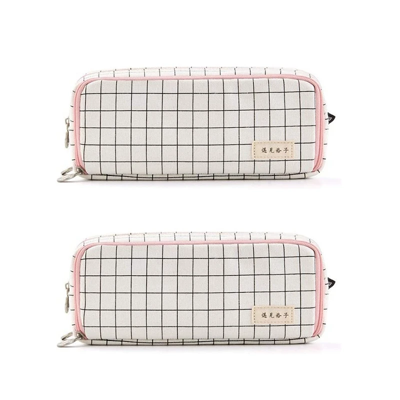 ANGOO 2X Large Pencil Case Big Capacity 3 Compartments Canvas Pencil Pouch For Boys Girls School Students,A
ANGOO 2X Large Pencil Case Big Capacity 3 Compartments Canvas Pencil Pouch For Boys Girls School Students,A