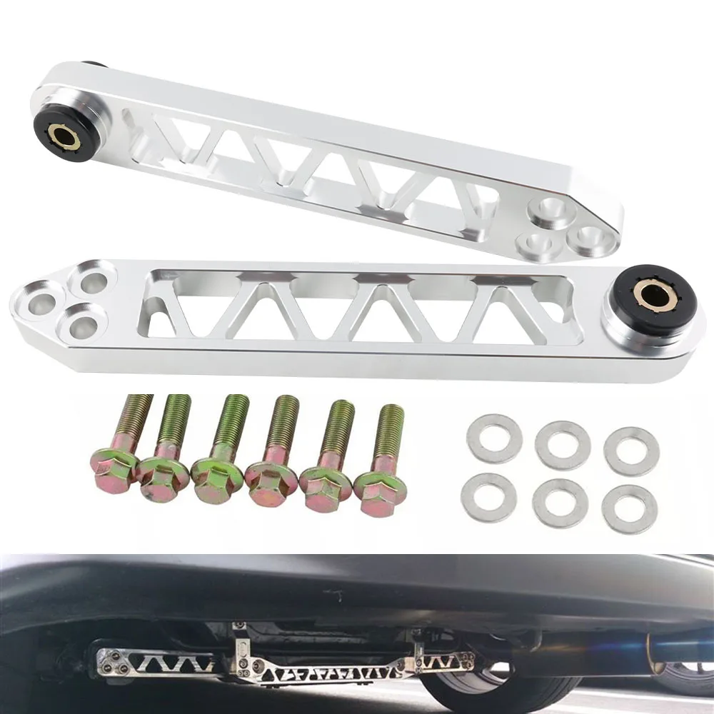 

Lightweight Design Silver Billet Rear Lower Control Arms Fit for Honda Civic ES DX EP3 EM 2001-2005