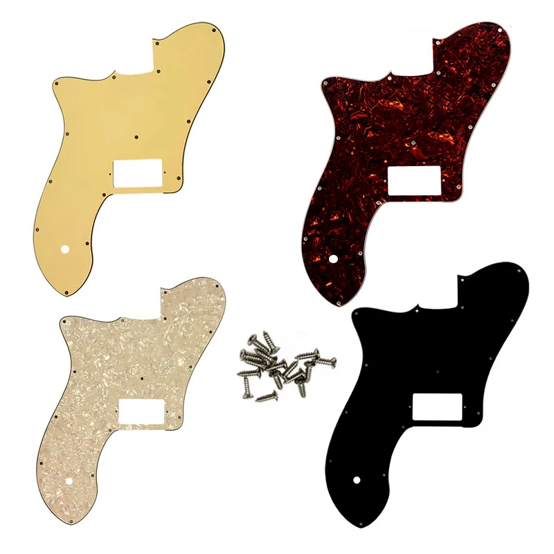 Pleroo Custom Parts - For Left Hand US FD 72 Tele Deluxe Reissue Guitar Pickguard With 1PAF Humbucker Replacement Multicolor
Pleroo Custom Parts - For Left Hand US FD 72 Tele Deluxe Reissue Guitar Pickguard With 1PAF Humbucker Replacement Multicolor
