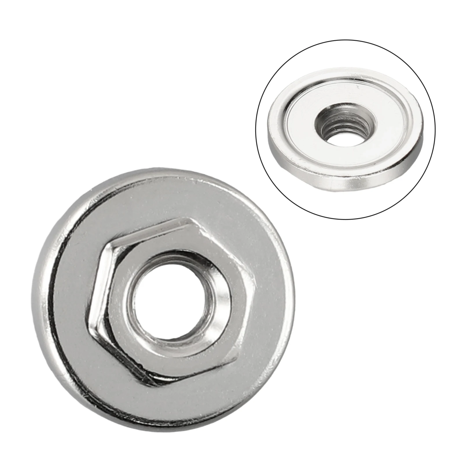1 Pcs Hex Nut Set Tools Replacement For Angle Grinder Chuck Locking Clamp Silvery Stainless Steel M10 Screw Thread
1 Pcs Hex Nut Set Tools Replacement For Angle Grinder Chuck Locking Clamp Silvery Stainless Steel M10 Screw Thread