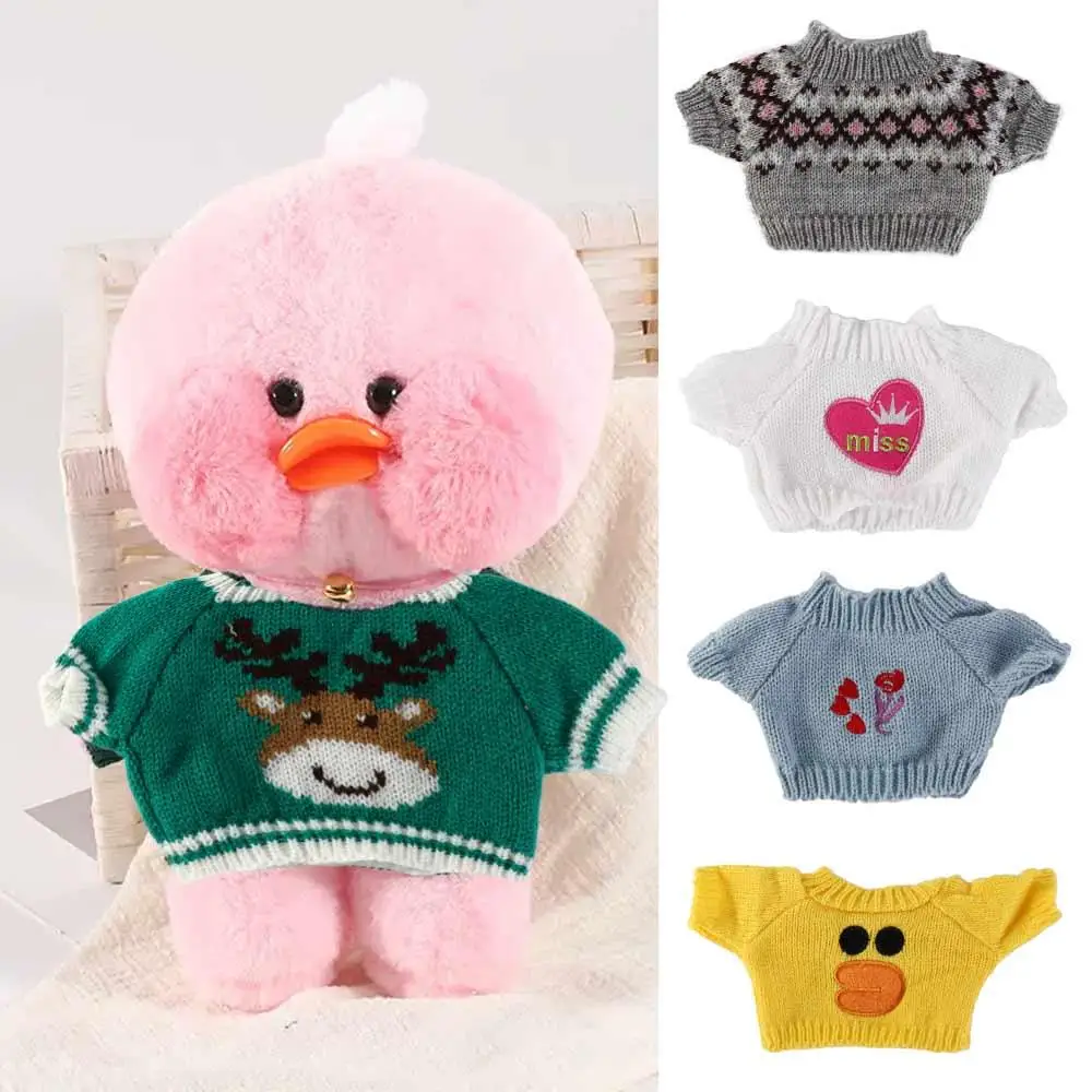 

30Cm Kawaii LaLafanfan Plush Duck Doll Clothes Accessories Cute Mimi Yellow Duck Dolls Soft Animal Sweater Children's Toys Gifts