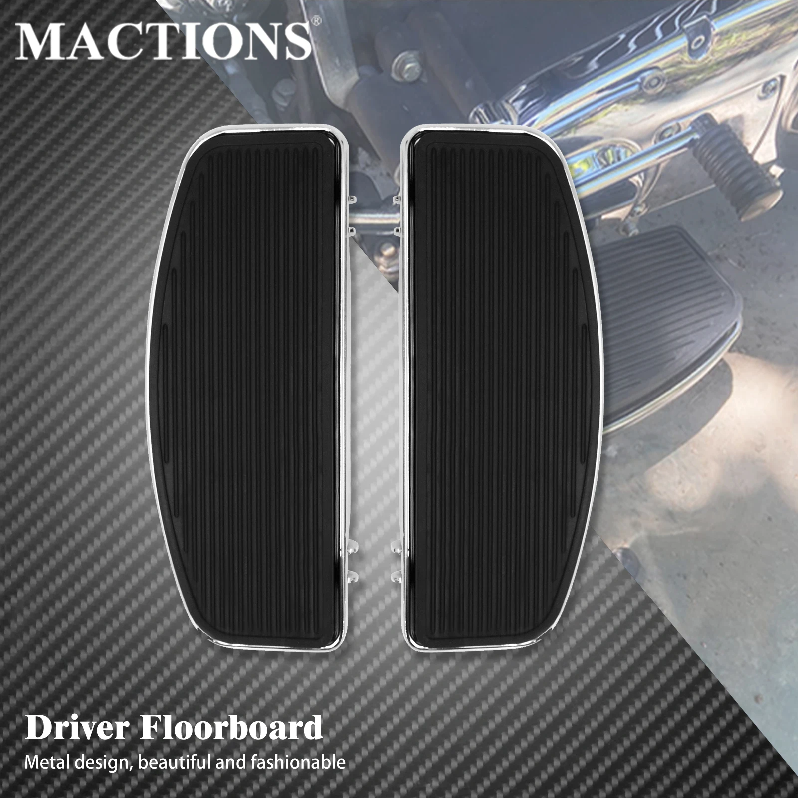 Motorcycle Rider Driver Footrest Footpegs Front Floorboard Pedal With Rubber Inserts Pad For Harley FL Softail Touring Road King
Motorcycle Rider Driver Footrest Footpegs Front Floorboard Pedal With Rubber Inserts Pad For Harley FL Softail Touring Road King