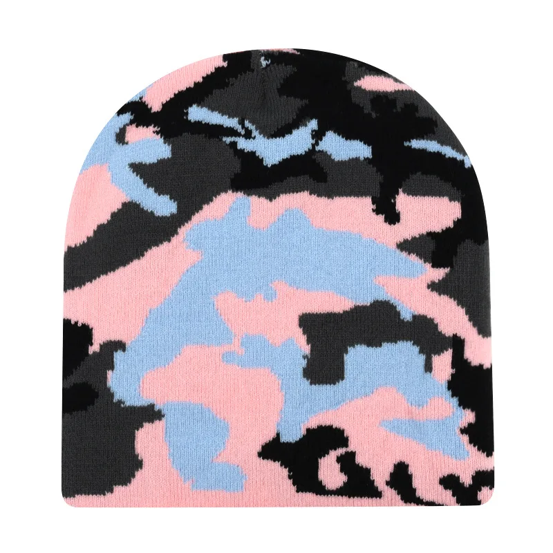 Camouflage Knitted Winter Beanie - Unisex Windproof Hat 5 S66b2eecc064845fdaed63ca341d4fde8y