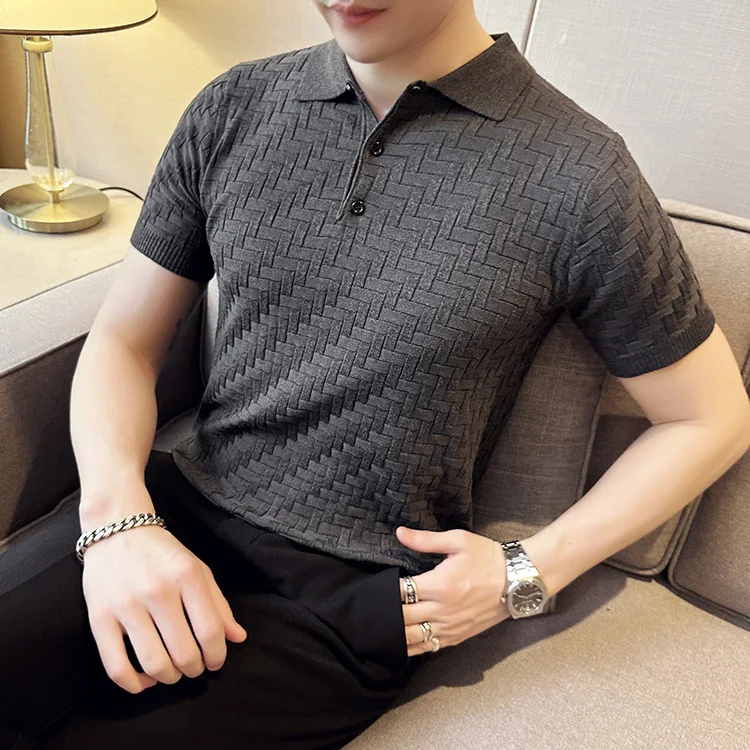 2024 New Short sleeved Polo Shirt for Men's Summer High Grade Texture Half Sleeved Polo Neck T-shirt Casual Half cut T-shirt
2024 New Short sleeved Polo Shirt for Men's Summer High Grade Texture Half Sleeved Polo Neck T-shirt Casual Half cut T-shirt