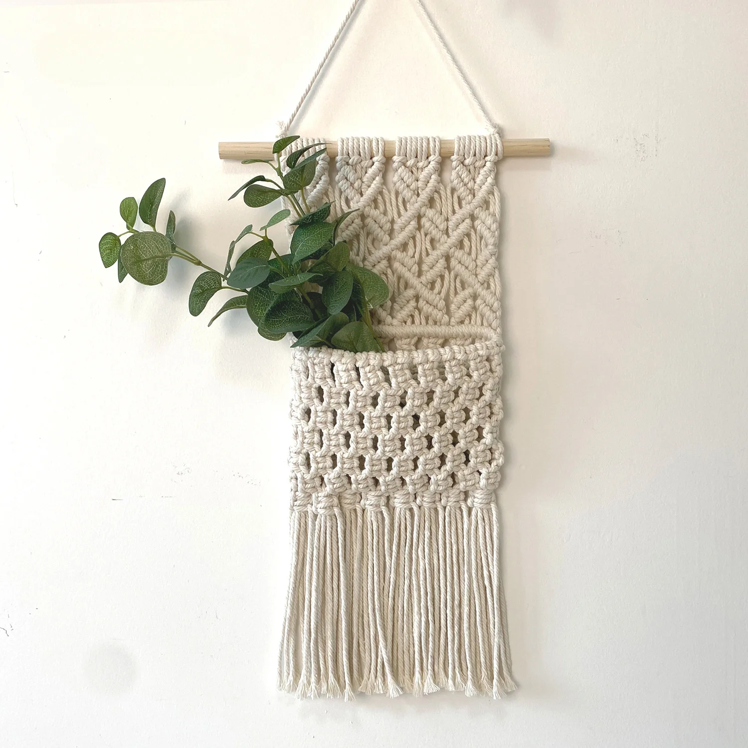 Nordic Woven Storage Tapestry - Bedside Book Pocket Organizer 1 S66b4ebf1a1ea4b9a8cf1c5b0944ff935V