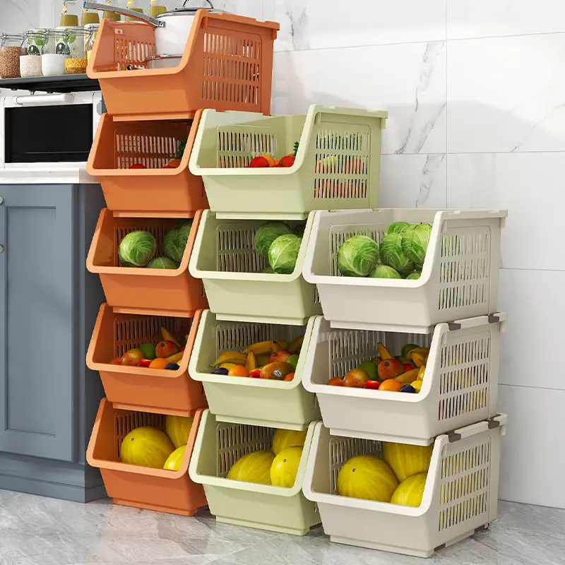 Three-Piece Kitchen Floor Multi-Layer Stackable Storage Rack Seasoning Holder Household Vegetables Storage Basket Fruit Basket
Three-Piece Kitchen Floor Multi-Layer Stackable Storage Rack Seasoning Holder Household Vegetables Storage Basket Fruit Basket