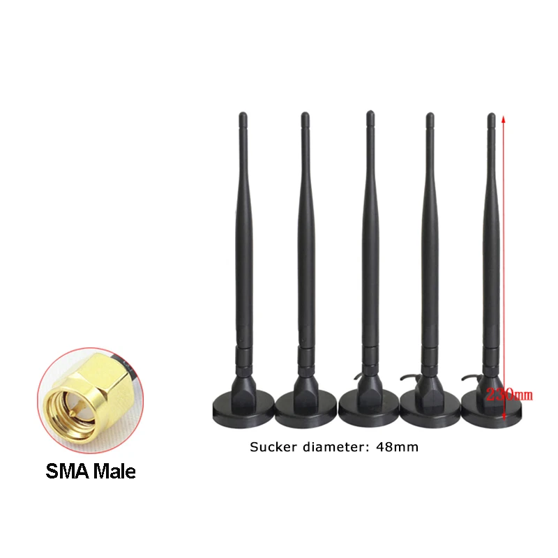 GSM 2,4G 3G 4G 315 МГц 433 МГц 5,8G WIFI ферромагнитная большая присоска антенна с высоким коэффициентом усиления 6dbi беспроводной модуль SMA штекер 3 м кабель
GSM 2,4G 3G 4G 315 МГц 433 МГц 5,8G WIFI ферромагнитная большая присоска антенна с высоким коэффициентом усиления 6dbi беспроводной модуль SMA штекер 3 м кабель