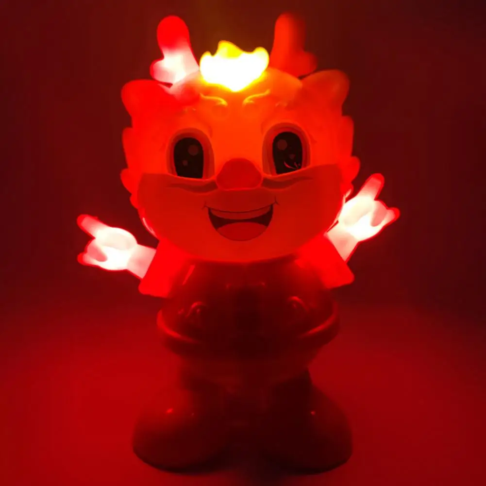 

Safe Sturdy Toy for Kids Attractive Electric Toy Dragon Lighting Dancing Swing Music Ornamental Cartoon for Children's for Kids