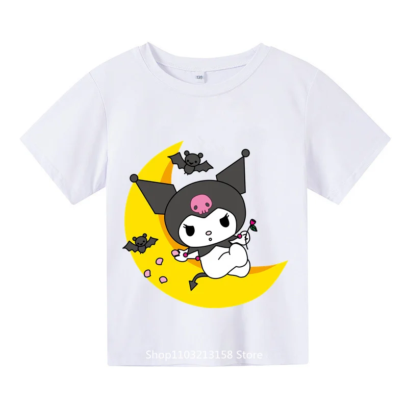 Boys Girls Anime Hello kitty Kuromi T shirt Clothes Cartoon Tops Kids PokemonT-shirt Set Summer Short Sleeves Women Tees
Boys Girls Anime Hello kitty Kuromi T shirt Clothes Cartoon Tops Kids PokemonT-shirt Set Summer Short Sleeves Women Tees