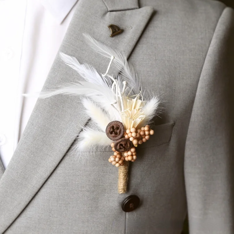 Vintage Mensuit Boutonnieres Wrist Corsage Bridesmaid Groomsmen Marriage Wedding Accessories 
Vintage Mensuit Boutonnieres Wrist Corsage Bridesmaid Groomsmen Marriage Wedding Accessories