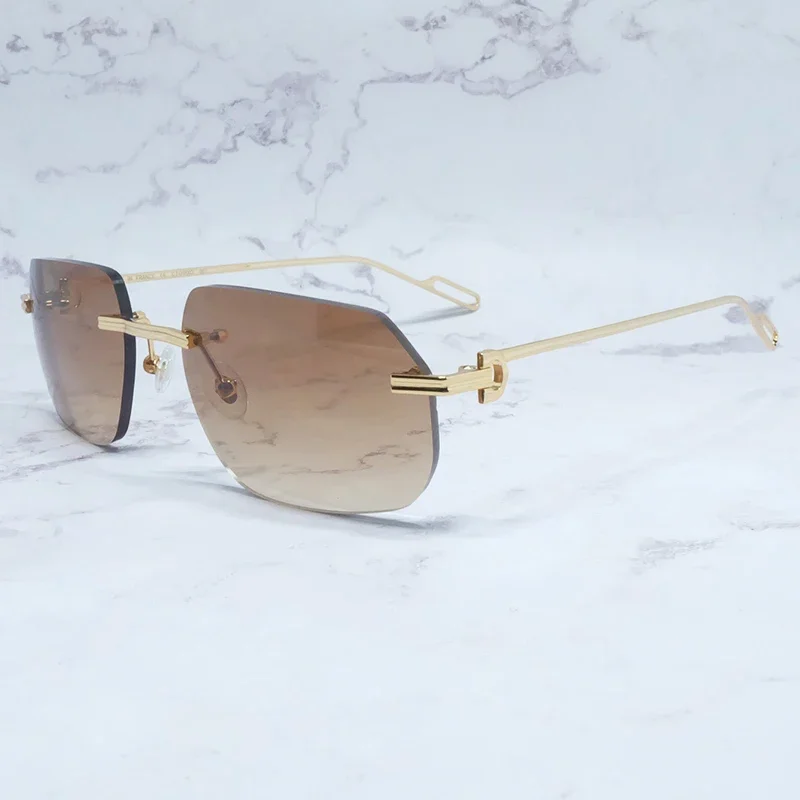 Lentes De Sol Hombre Rimless Sunglasses Men Candy Designer Carter Vintage Retro Sun Glasses Shades For Women Wholesale Eyewear
Lentes De Sol Hombre Rimless Sunglasses Men Candy Designer Carter Vintage Retro Sun Glasses Shades For Women Wholesale Eyewear