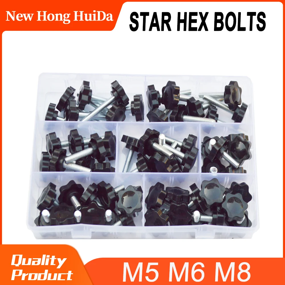 Plum Handle Screw Six-Lobe Handle Bakelite Hand Screw 304 Stainless Steel Bolt Knob High Temperature Resistance Torx Screws
Plum Handle Screw Six-Lobe Handle Bakelite Hand Screw 304 Stainless Steel Bolt Knob High Temperature Resistance Torx Screws