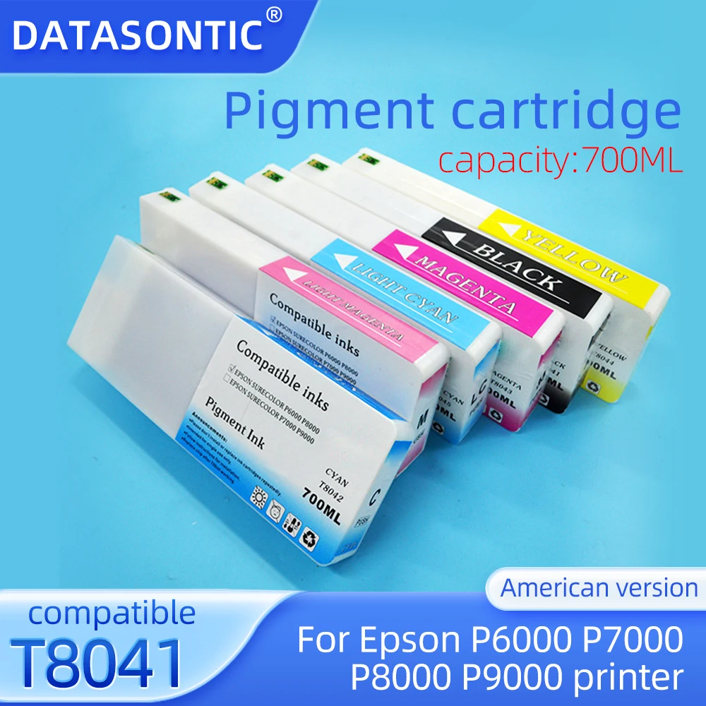 1 шт., картридж для принтера EPSON P6000 P7000 P8000 P9000 T8041 T8049 T804A T804B, 700 мл
1 шт., картридж для принтера EPSON P6000 P7000 P8000 P9000 T8041 T8049 T804A T804B, 700 мл