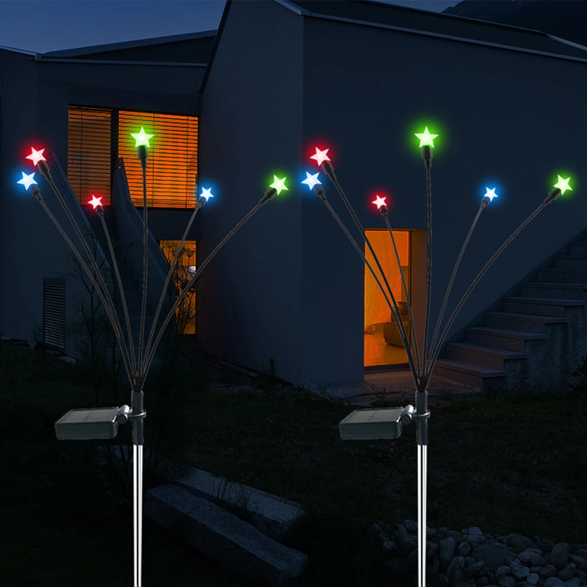 2PCS Solar Powered Firefly Lights Outdoor Starburst Swaying Solar Lights IP65 Waterproof Garden Decor Solar Path Lights
2PCS Solar Powered Firefly Lights Outdoor Starburst Swaying Solar Lights IP65 Waterproof Garden Decor Solar Path Lights