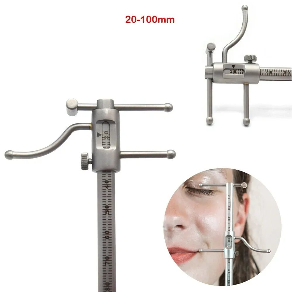 

Dental Implant VDO Ruler Venus Apollo Gauge 20-100mm Measuring Dentures Calipers Prosthetic Dentistry Material