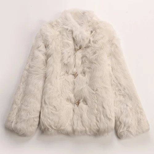 Shearing Real Sheep Elegant 100% Coat Female Winter 2023 Shor Warm Wool Jacket Women's Fur Coats Jaqueta Feminina Gxy1069
Shearing Real Sheep Elegant 100% Coat Female Winter 2023 Shor Warm Wool Jacket Women's Fur Coats Jaqueta Feminina Gxy1069