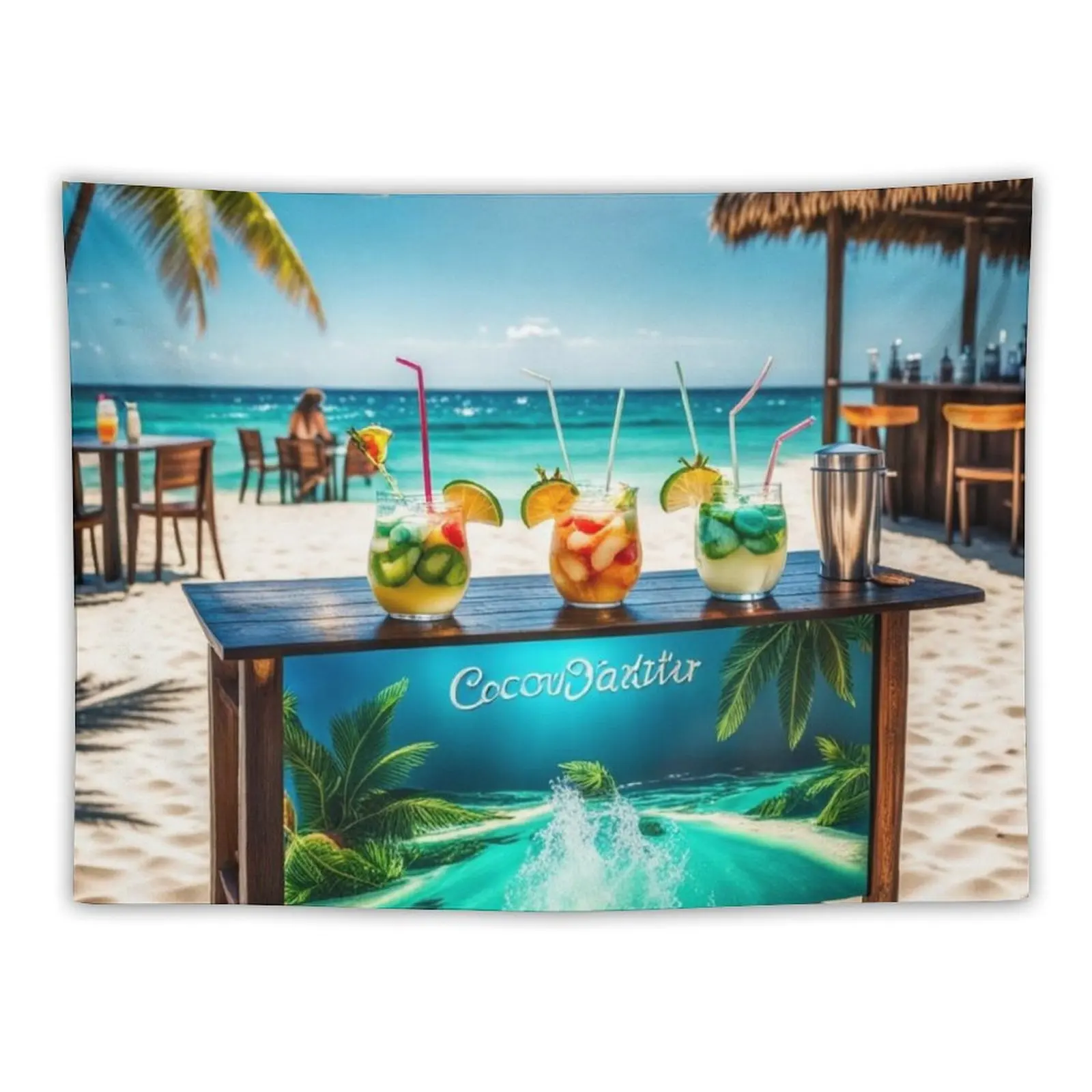 Coconut Bar by the Seaside Tapestry Decoration Bedroom Room Decoration Aesthetic Tapestry
Coconut Bar by the Seaside Tapestry Decoration Bedroom Room Decoration Aesthetic Tapestry